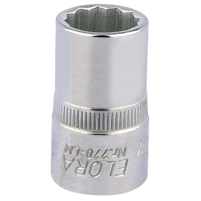 Elora Bi-Hexagon Socket, 1/2" Sq. Dr. - DR-24608 - Elora - Trade Counter Direct
