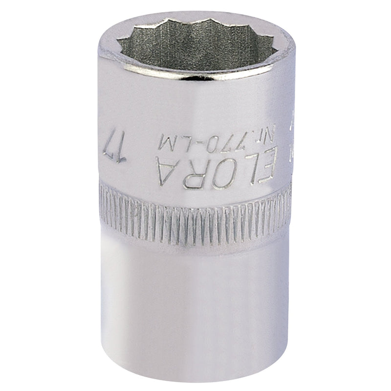 Elora Bi-Hexagon Socket, 1/2" Sq. Dr. - DR-24624 - Elora - Trade Counter Direct