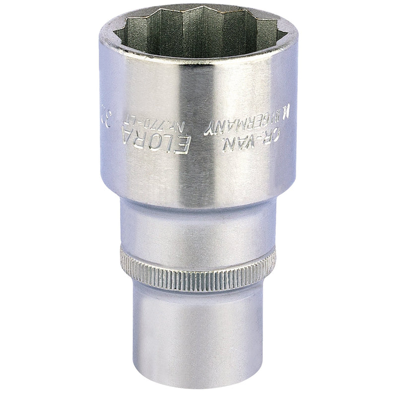 Elora Deep Bi-Hexagon Socket, 1/2" Sq. Dr. - DR-11940 - Elora - Trade Counter Direct