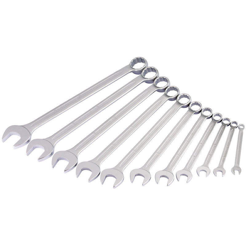Elora Long Whitworth Combination Spanner Set (11 Piece) - DR-03157 - Elora - Trade Counter Direct