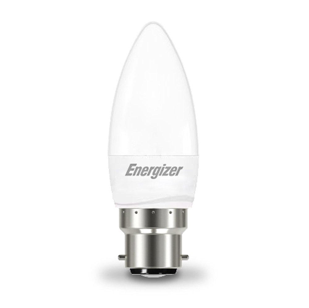 Energizer 6W - 40W LED Candle BC/B22d Non - Dim Daylight Light Bulb - S9416 - Energizer - Trade Counter Direct