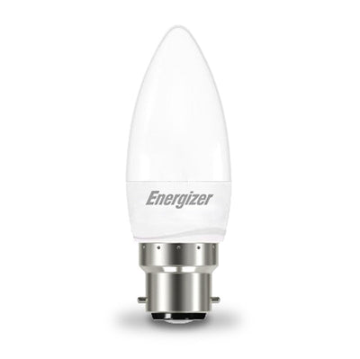 Energizer 6W - 40W LED Candle BC/B22d Non - Dim Daylight Light Bulb - S9416 - Energizer - Trade Counter Direct