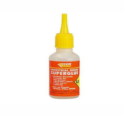 Everbuild Industrial Superglues General Purpose - EVBCYN20 - Everbuild - Trade Counter Direct