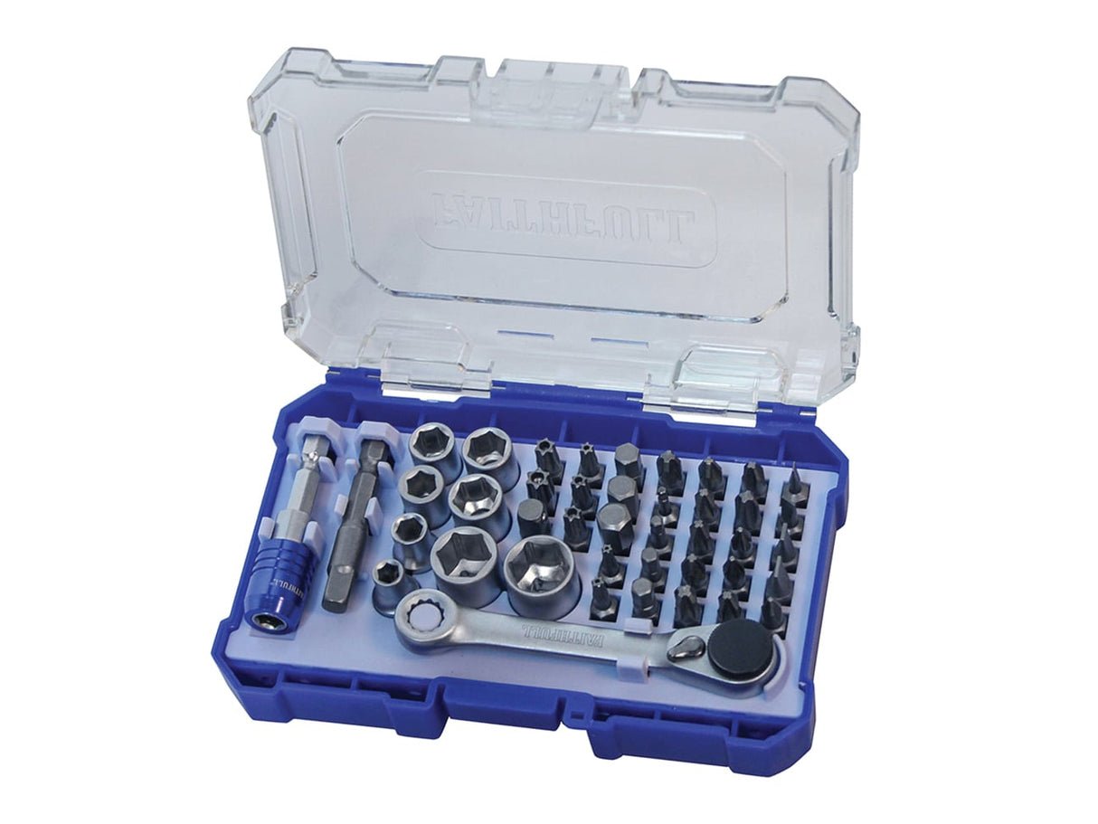 Faithfull 42 Piece Bit & Socket Set - XMS22BIT42PC - XMS22BIT42PC - Faithfull - Trade Counter Direct