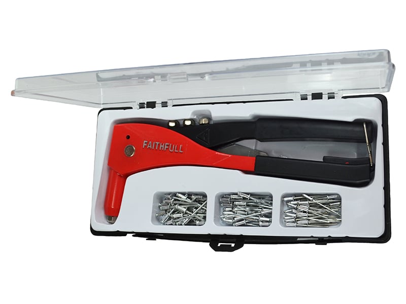 Faithfull Heavy - Duty Riveter Kit - Faihdrkit - FAIHDRKIT - Faithfull - Trade Counter Direct