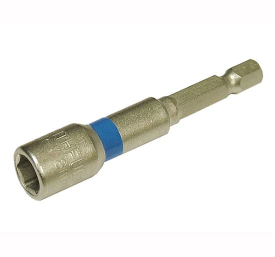 Faithfull Magnetic Hex Nut Driver 1/4in Hex 8mm - Bit Holder - FAISBMBHNUT8 - Faithfull - Trade Counter Direct