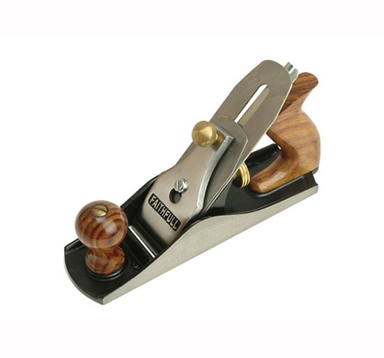 Faithfull No.4 Smoothing Plane in Wooden Box - Plane Smoothing