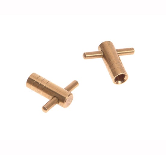 Faithfull Radiator Keys - Brass (card 2) - Key Radiator - FAIRADKEY - Faithfull - Trade Counter Direct