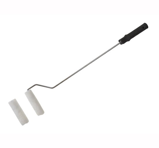 Faithfull Radiator Roller Kit Frame & 2 Refills 100mm 4in - 750041016 Roller Paint - FAIRRADKIT - Faithfull - Trade Counter Direct