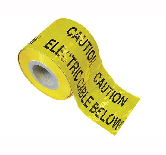 Faithfull Underground Warning Tapes - FAITAPEUELE - Faithfull - Trade Counter Direct