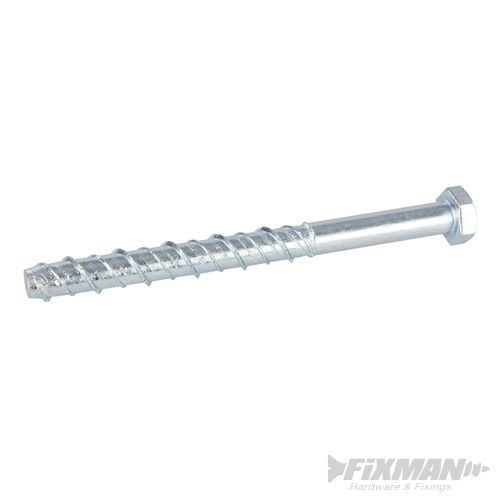 Fixman Concrete Masonry Bolts 10pk M12 x 150mm - 525059 - 525059 - Fixman - Trade Counter Direct