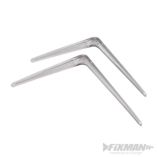 Fixman London Grey Shelf Bracket 20pce 350 x 300mm - 290981 - 290981 - Fixman - Trade Counter Direct