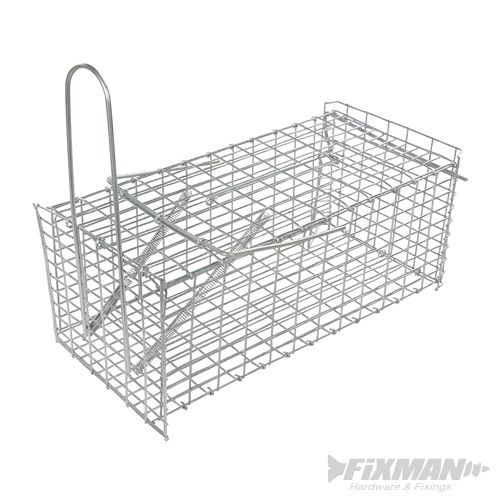Fixman Rat Cage Trap 300 x 150 x 130mm - 196052 - 196052 - Fixman - Trade Counter Direct