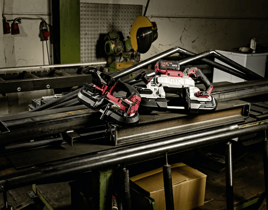 FLEX 18V Cordless Band Saw / Belt Saw, 127mm Cutting Depth - SBE 127 18 - EC - FLEX531749 - Flex Power Tools - Trade Counter Direct