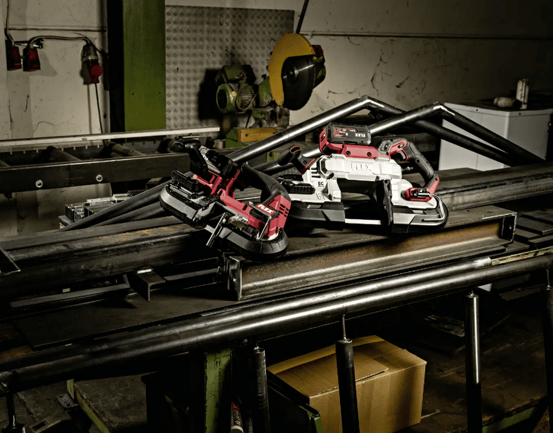 FLEX 18V Cordless Band Saw / Belt Saw, 127mm Cutting Depth - SBE 127 18 - EC - FLEX531749 - Flex Power Tools - Trade Counter Direct