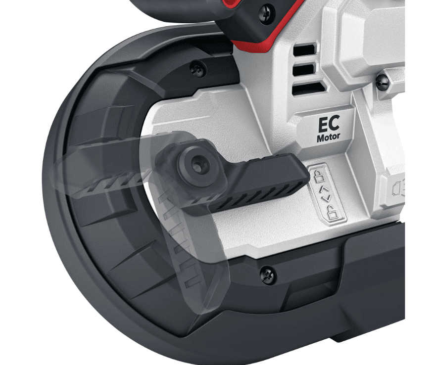 FLEX 18V Cordless Band Saw / Belt Saw, 127mm Cutting Depth - SBE 127 18 - EC - FLEX531749 - Flex Power Tools - Trade Counter Direct