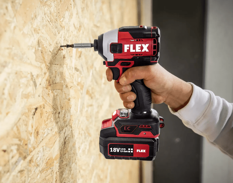 Flex 18V Cordless Impact Driver with Bit Ejector 1/4" 18.0 - EC HD C - 520756 - FLEX520756 - Flex Power Tools - Trade Counter Direct