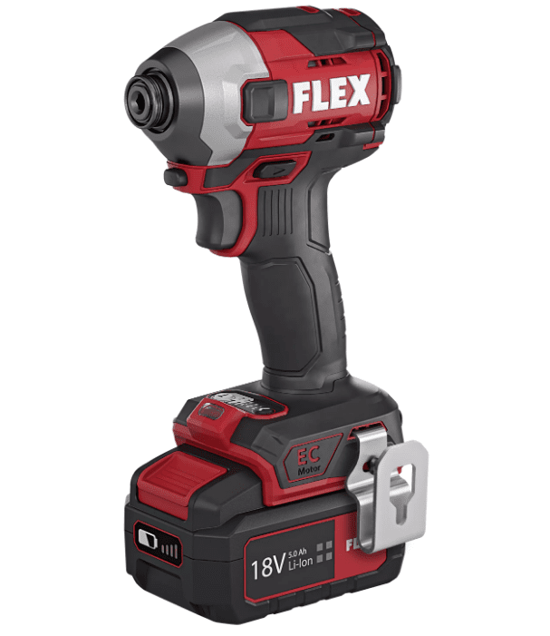 Flex 18V Cordless Impact Driver with Bit Ejector 1/4" 18.0 - EC HD C - 520756 - FLEX520756 - Flex Power Tools - Trade Counter Direct