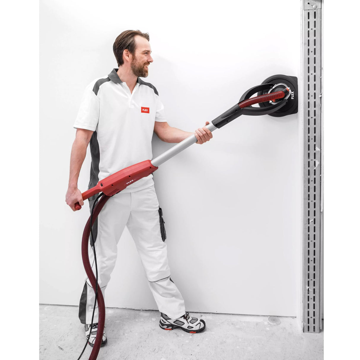 Flex Giraffe wall and ceiling sander with interchangeable head system GE 7 +MH - O 110/BS - 4h - 481335 - FLEX481335 - Flex Power Tools - Trade Counter Direct