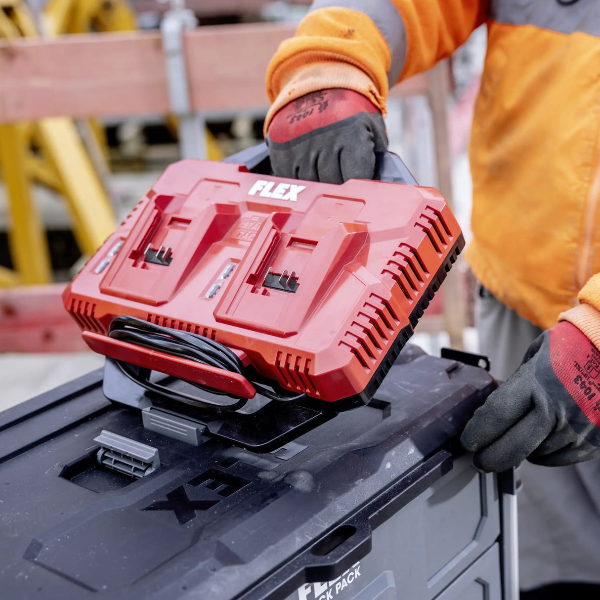 Flex STACK PACK carrying case kit 2 TK - L SP SET - 2 - 533247 - FLEX533247 - Flex Power Tools - Trade Counter Direct