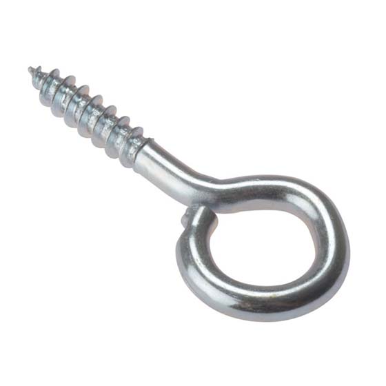ForgeFix Screw Eyes, Zinc Plated, Bags of 10 - FORSE408M - ForgeFix - Trade Counter Direct