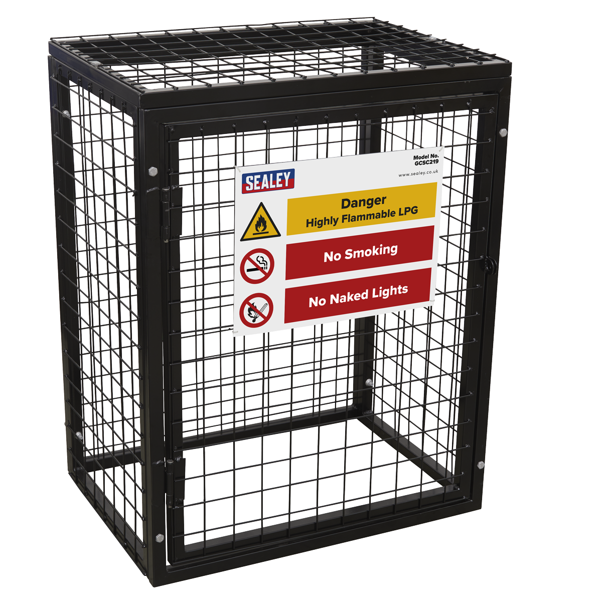 Sealey GCSC219 Safety Cage - 2 x 19kg Gas Cylinders