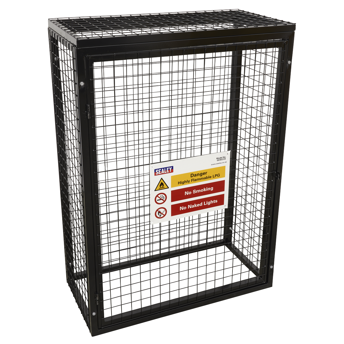 Sealey GCSC319 Safety Cage - 3 x 19kg Gas Cylinders