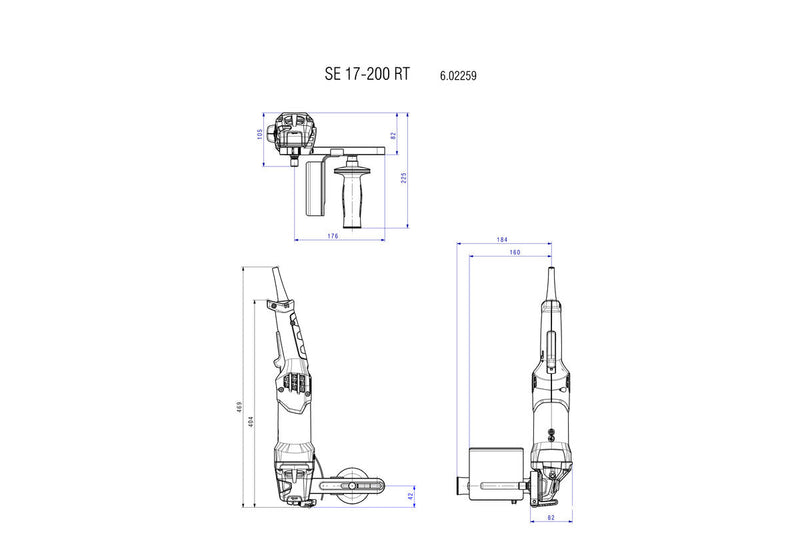 Metabo SE 17-200 RT (602259390) 110V Burnishing Machine product image 3