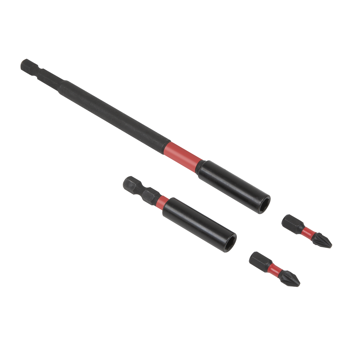 Premier AK8276 4pc Impact Grade Power Tool Bit Holder Set