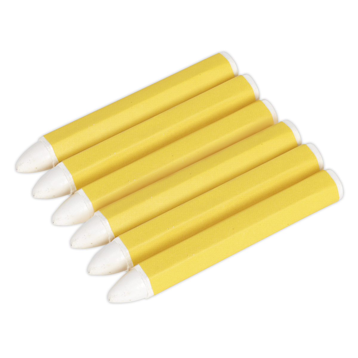 Sealey TST13 White Tyre Marking Crayon - Pack of 6