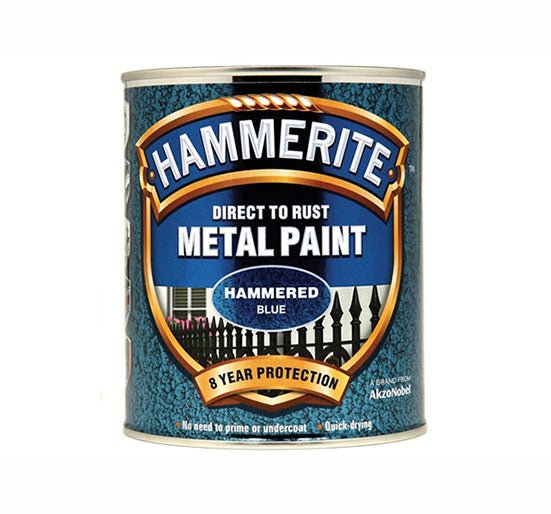 Hammerite Direct to Rust Hammered Finish Paint - HMMHFBL250 - Hammerite - Trade Counter Direct