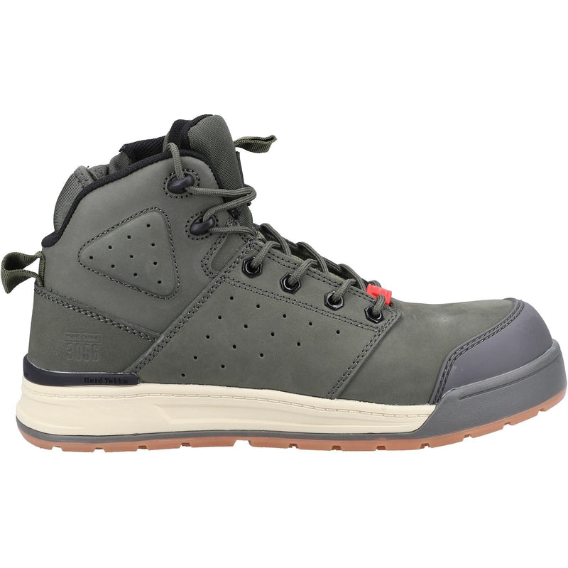 Hard Yakka 3056 Lace Zip Safety Boot - Olive - 34688-59337-04 - Hard Yakka - Trade Counter Direct