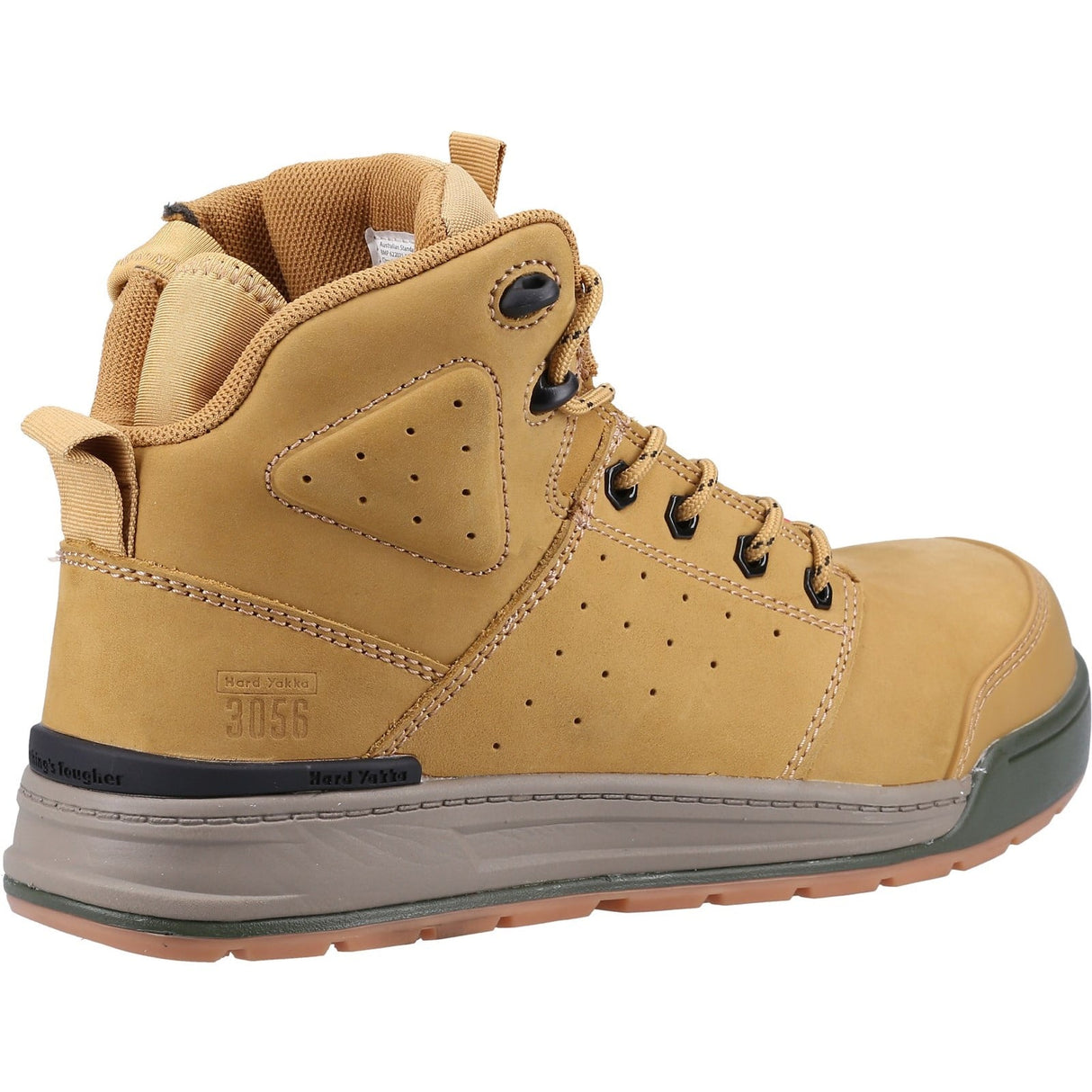 Hard Yakka 3056 Lace Zip Safety Boot - Wheat - 34688-59335-04 - Hard Yakka - Trade Counter Direct