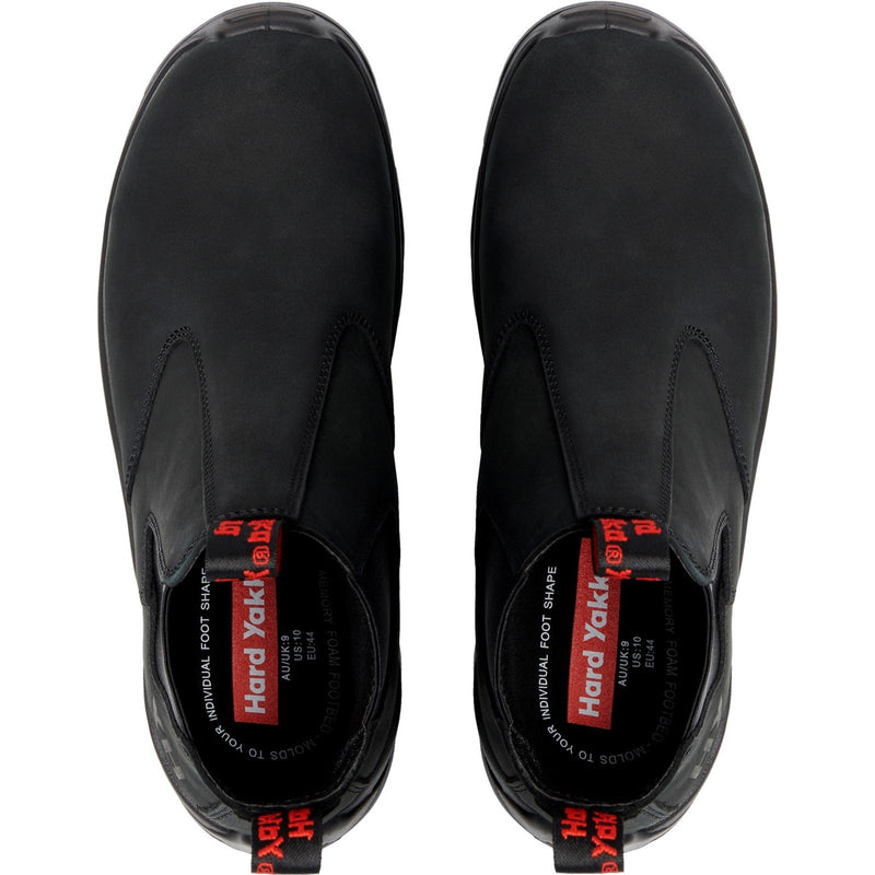 Hard Yakka Banjo Elastic Gusset Safety Dealer - Black (Y60252 - BLACK - 080) - 34884-59694-06 - Hard Yakka - Trade Counter Direct