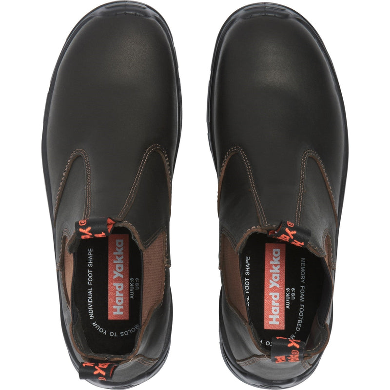 Hard Yakka Banjo NS Elastic Gusset - Brown (Y60344 - BROWN - 080) - 34694-59347-06 - Hard Yakka - Trade Counter Direct