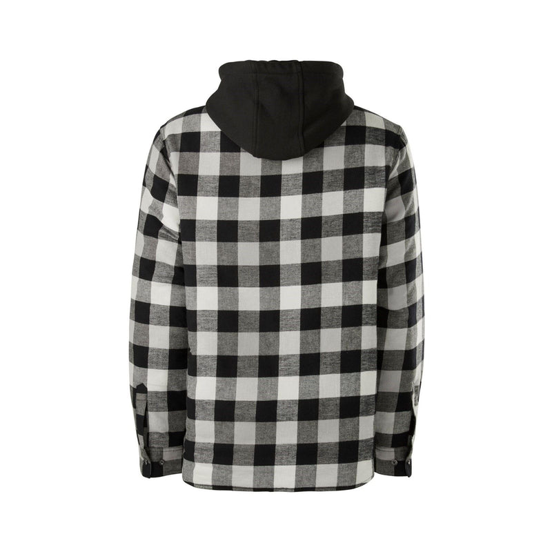Hard Yakka Quilted Flannel Shacket - Grey (G06690 - GRY - Med) - 34701-59358-03 - Hard Yakka - Trade Counter Direct
