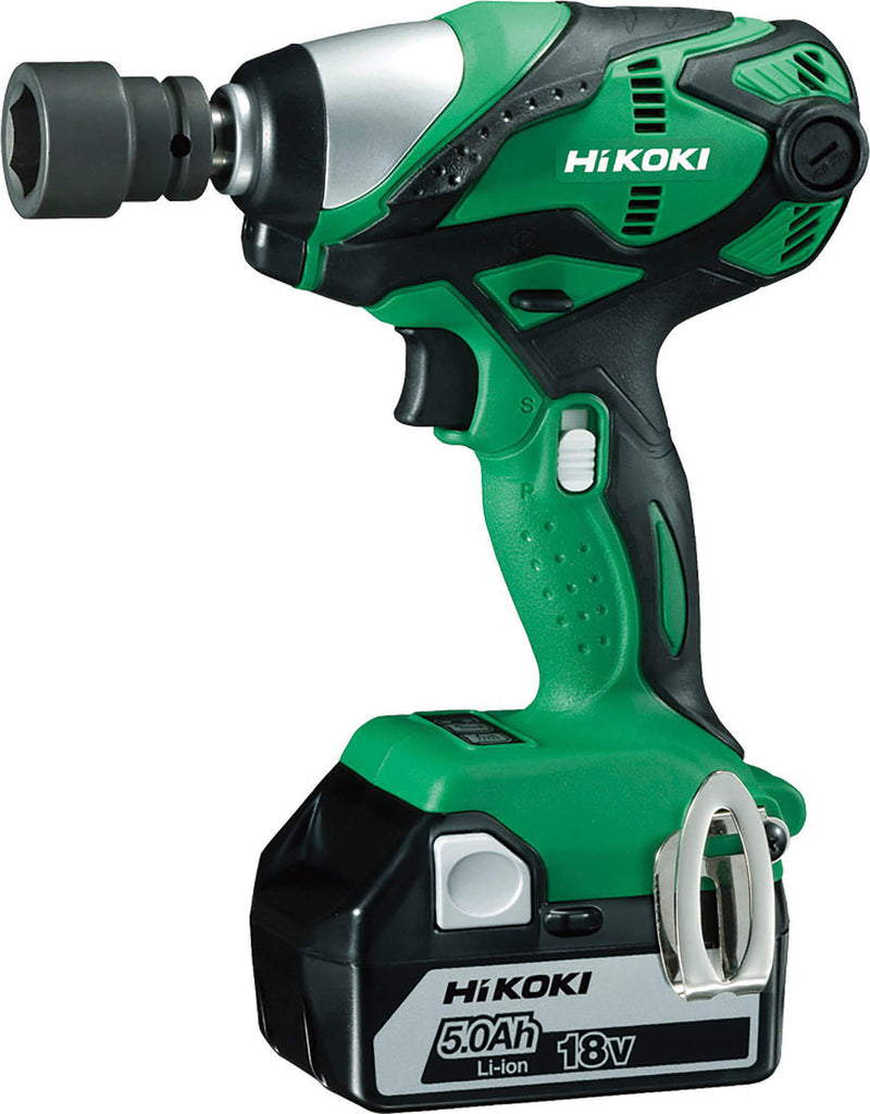 HiKOKI WR18DSDL/JJZ 18V 1/2" Square Drive Impact Wrench – 255Nm Torque, 2x 5.0Ah Batteries, Charger & Case
