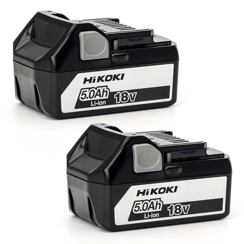 HiKOKI BSL18502 18V 5.0Ah Lithium Battery Set of 2 - BSL18502 - BSL18502 - HiKOKI / Hitachi Power Tools UK - Trade Counter Direct