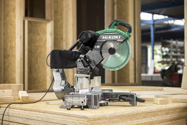 HiKOKI C12RSH3 240V - 305mm (12") Sliding Compound Mitre Saw – XACT CUT LED - Double Bevel - C12RSH3J1Z - HiKOKI / Hitachi Power Tools UK - Trade Counter Direct