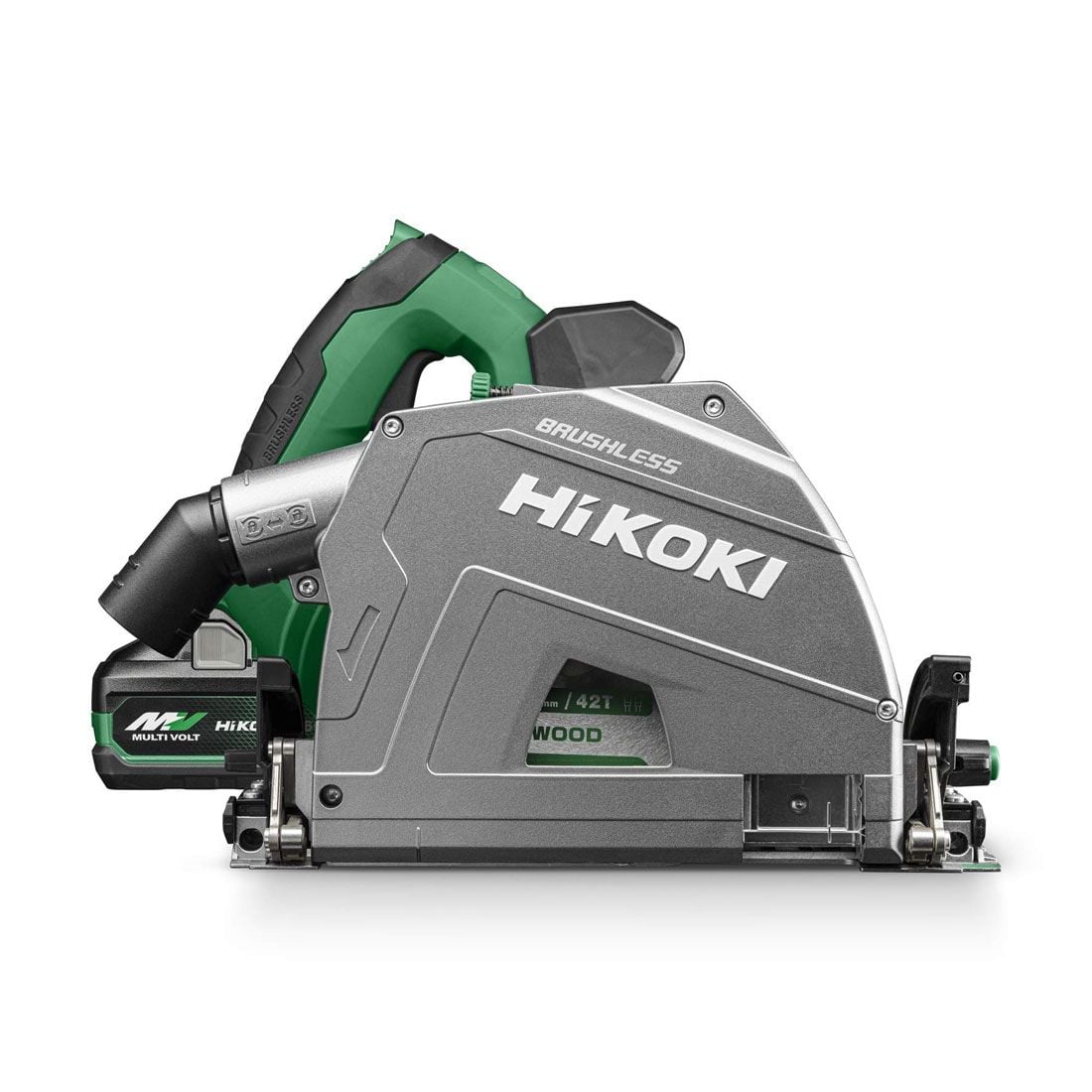 Hikoki C3606DPAJVZ 36V MultiVolt Plunge Cut Saw 165mm 2 x 4/8Ah Battery Kit - C3606DPAJVZ - HiKOKI / Hitachi Power Tools UK - Trade Counter Direct