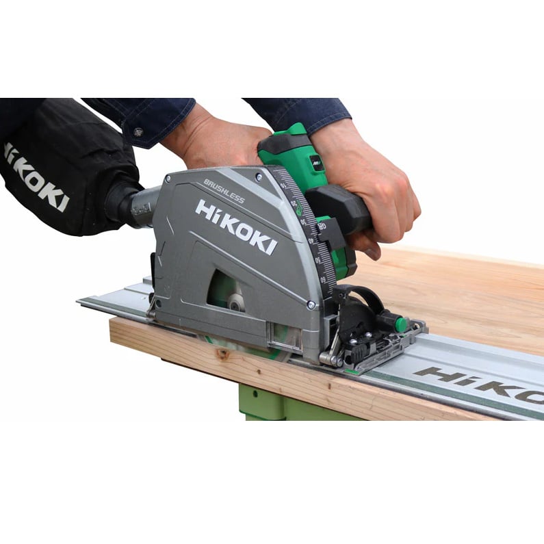 HiKOKI C3606DPAW2Z 36V Brushless Plunge Saw – 165mm Blade, MultiVolt Compatible, Body Only - C3606DPAW2Z - HiKOKI / Hitachi Power Tools UK - Trade Counter Direct