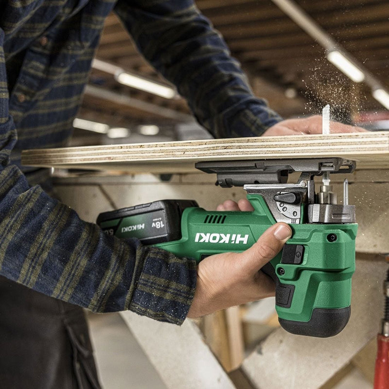 HIKOKI CJ18DBW2Z 18V Cordless Barrel Grip Jigsaw Body Only in Carry Case - CJ18DBW2Z - HiKOKI / Hitachi Power Tools UK - Trade Counter Direct