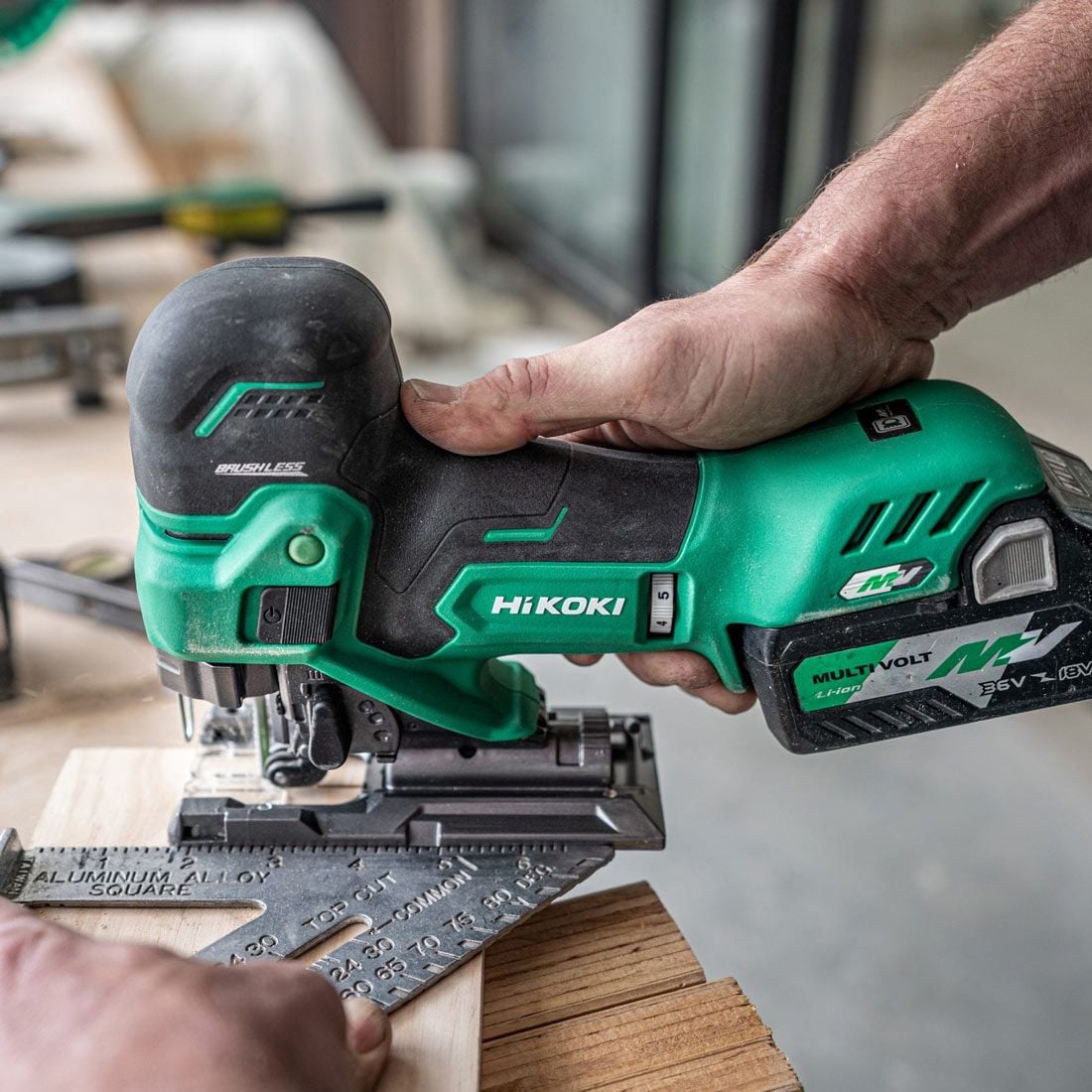 HiKOKI CJ36DBJ3Z 36V Body Grip Li - ion Brushless Jigsaw - Bare Unit - CJ36DB/J3Z - HiKOKI / Hitachi Power Tools UK - Trade Counter Direct