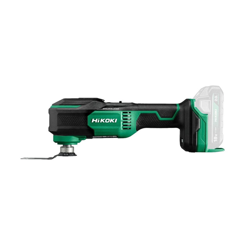HIKOKI CV18DAW2Z Multi Tool | Advanced Brushless Power | Body Only - CV18DAW2Z - HiKOKI / Hitachi Power Tools UK - Trade Counter Direct