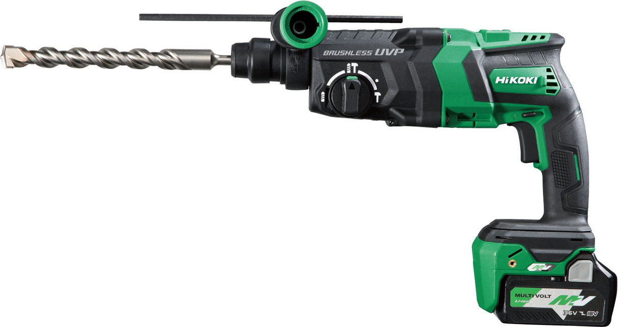 HiKOKI DH36DPE/JRZ 36v SDS Plus Rotary Hammer Drill - Kit 2 X Multi - Volt Batteries - DH36DPE/JRZ - HiKOKI / Hitachi Power Tools UK - Trade Counter Direct