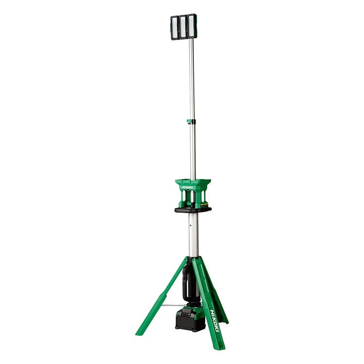 HiKOKI UB18DGJ4Z 18v Cordless Stand Light (IP55) - 4000/700lm - Body Only - UB18DGJ4Z - HiKOKI / Hitachi Power Tools UK - Trade Counter Direct
