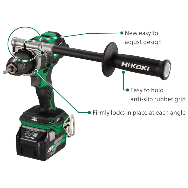 HiKOKI DV18DCJRZ 18V Brushless Combi Drill 140Nm 2 x 5.0Ah Li-Ion - view 5