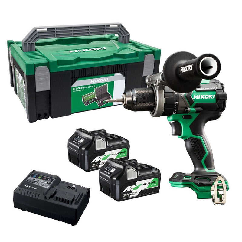HiKOKI DV18DCJRZ 18V Brushless Combi Drill 140Nm 2 x 5.0Ah Li-Ion