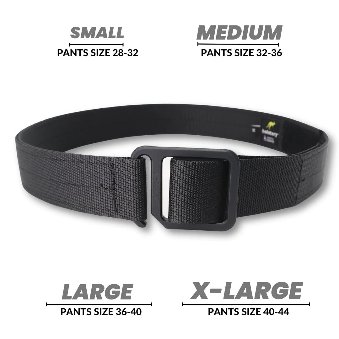 Holstery BLT/MR - BKBKMD Mod Belt Black - Medium - 32" - 36" Waist or Large 36" - 40" Waist - BLT/MR-BKBKMD - Holstery - Trade Counter Direct