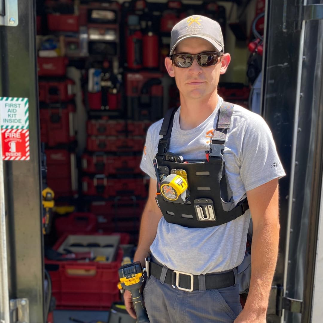 Holstery Chest Rig - CHST - MODRIG - GRY Modular Chest Rig - One Size - CHST-MODRIG-GRY - Holstery - Trade Counter Direct